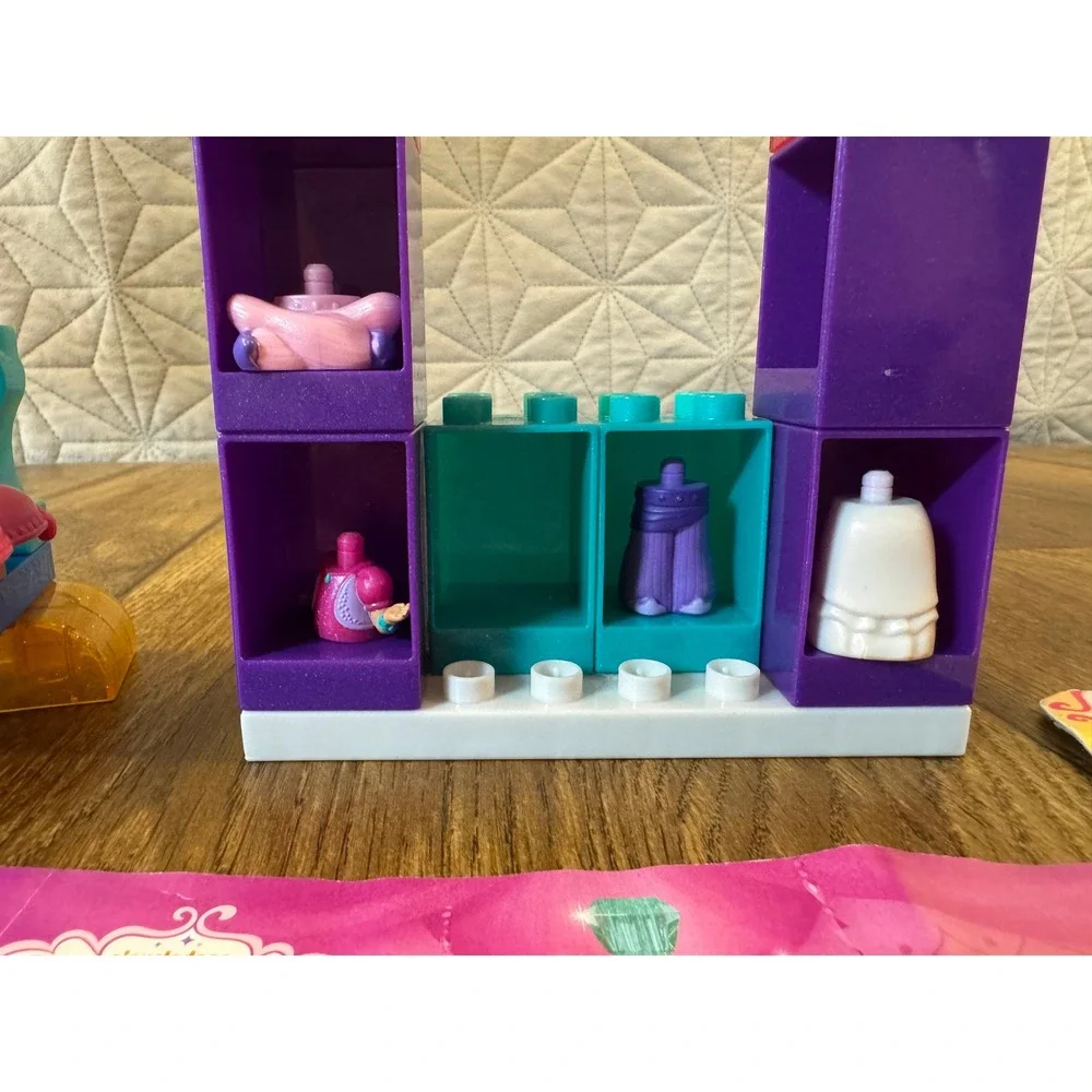 Mega‎ Bloks Shimmer and Shine Lot Bedtime 100% Complete Plus Dress Up Wardrobe